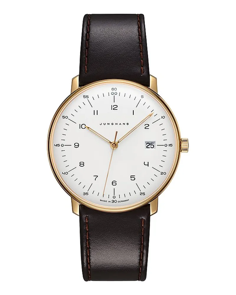 Junghans Herrenuhr max bill Quarz Gold