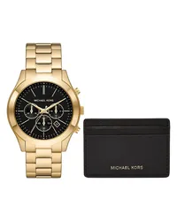 Michael Kors Uhren-Set Runway Gold