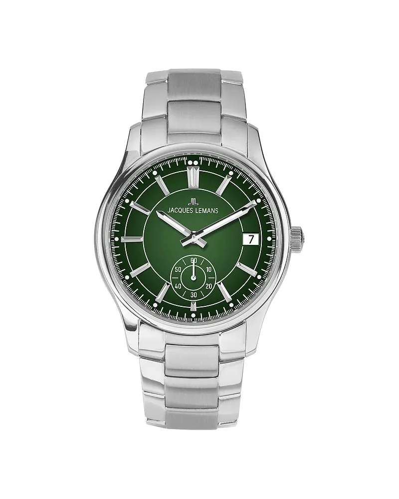 Jacques Lemans Herrenuhr Derby Silber