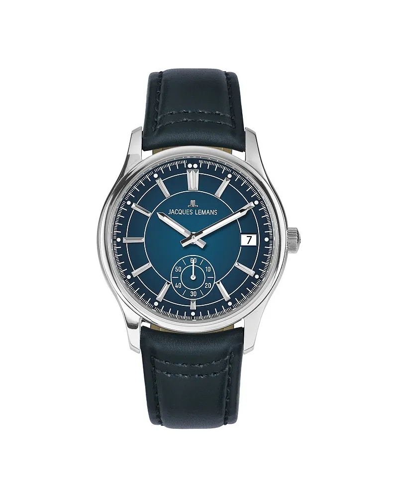 Jacques Lemans Herrenuhr Derby Silber