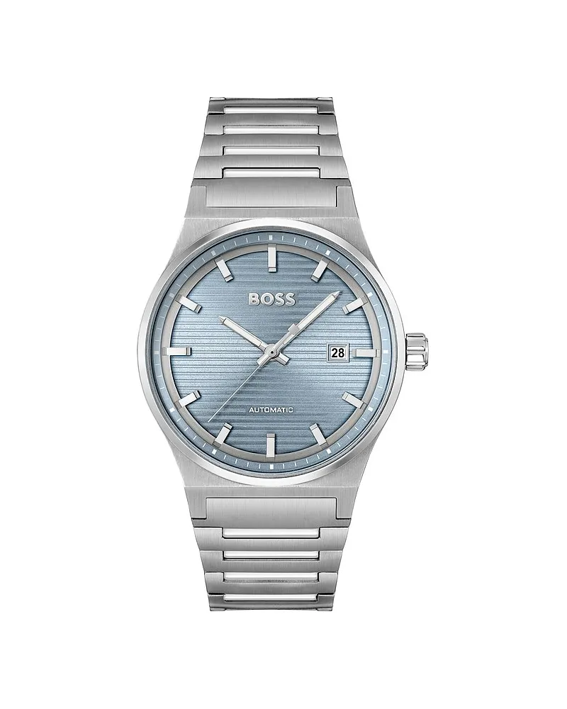 HUGO BOSS Herrenuhr Candor Auto Silber