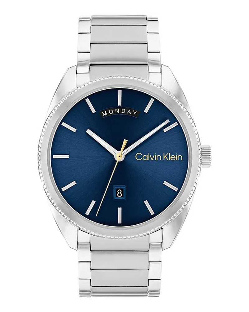 Calvin Klein Herrenuhr Progress Silber
