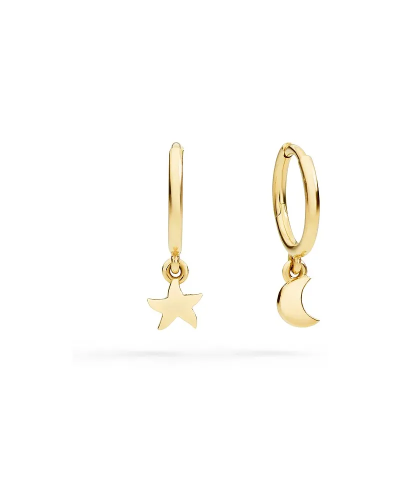 DoDo Creolen-Anhänger DoDo Universe Gelbgold