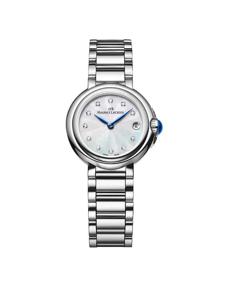 Maurice Lacroix Damenuhr Fiaba Date Silber