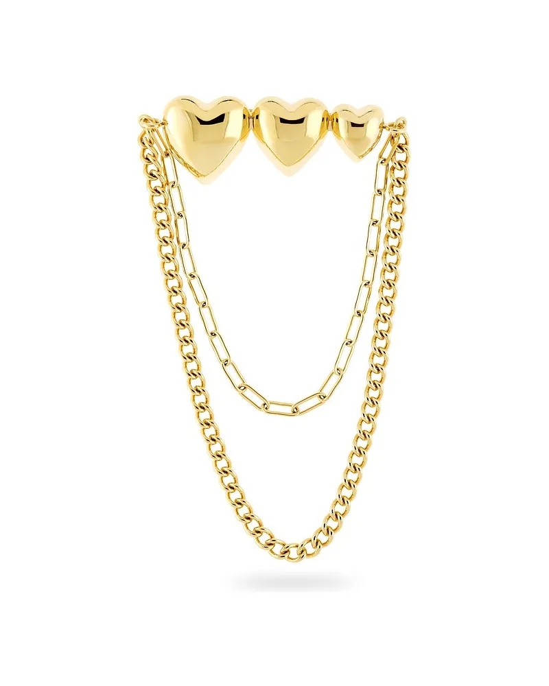 Guido Maria Kretschmer Ansteckschmuck Gelbgold