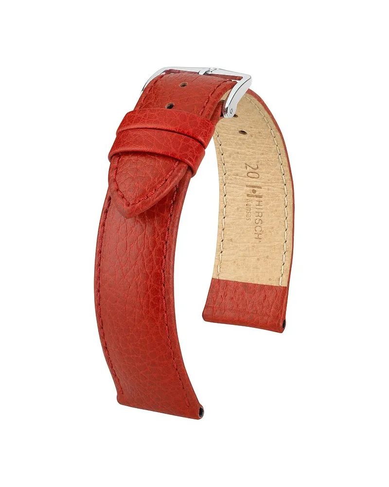 Hirsch Lederband Kansas Rot