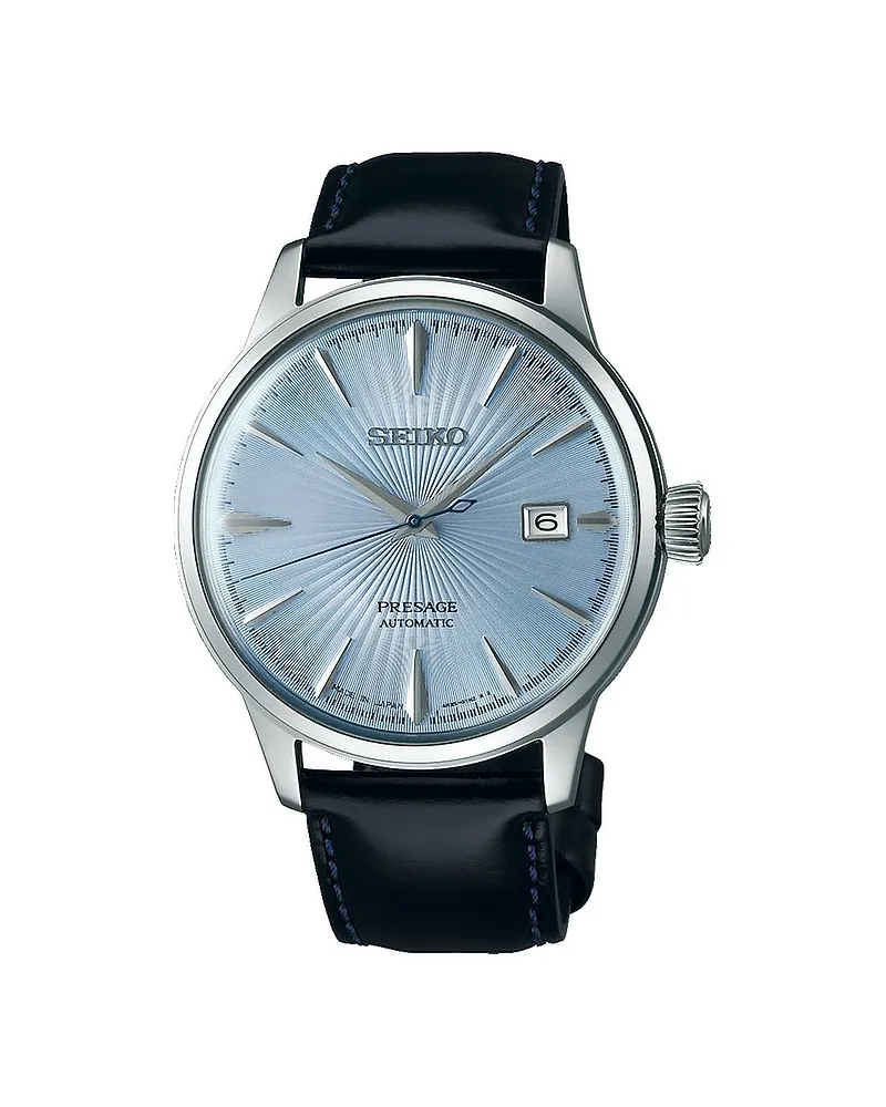Seiko Herrenuhr Basic Line Silber
