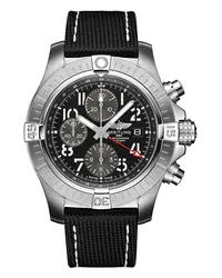 Breitling Chronograph Avenger Chronograph GMT 45 Silber