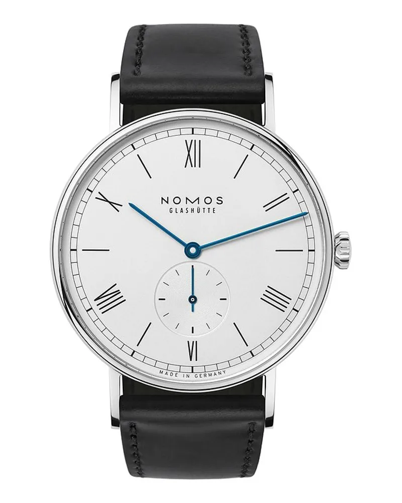 NOMOS Glashütte Herrenuhr Ludwig 38 Silber