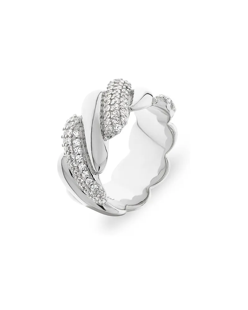 JETTE Damenring SPIRAL Silber