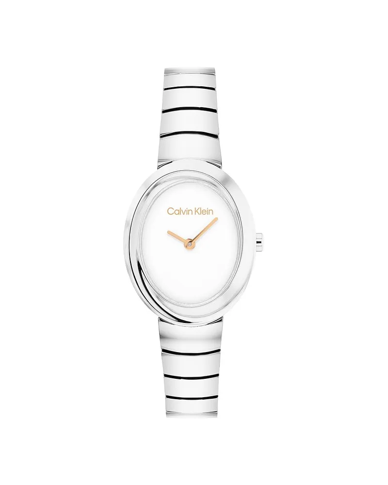 Calvin Klein Taucheruhr TWISTED BEZEL Silber