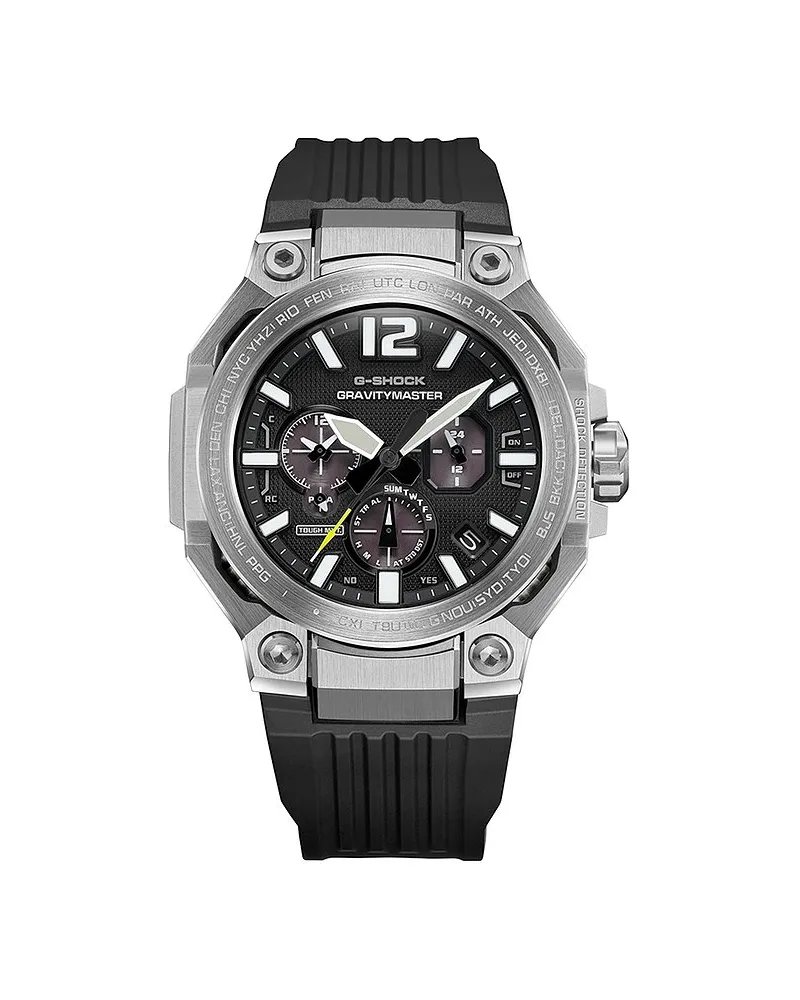Casio Herrenuhr Gravitymaster Silber