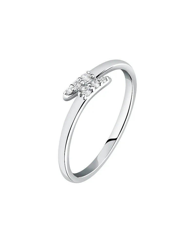 Live Diamond Damenring Weißgold