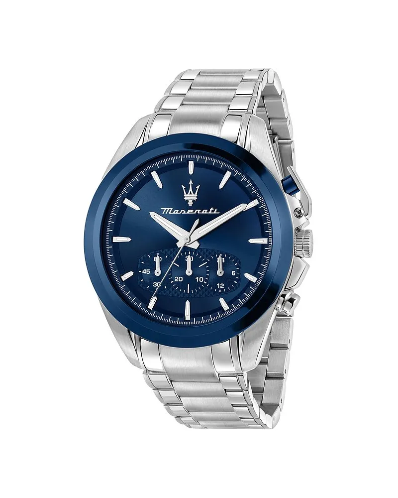Maserati Chronograph Traguardo Silber