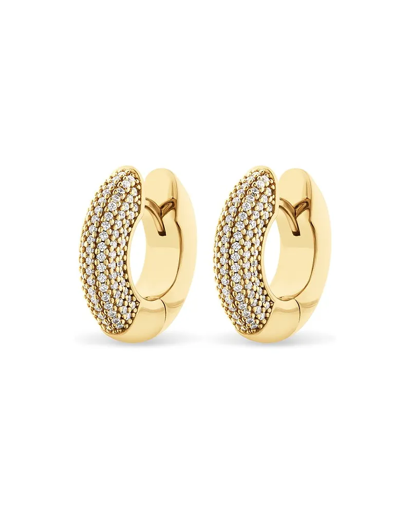 JETTE Creolen GLAM Gelbgold
