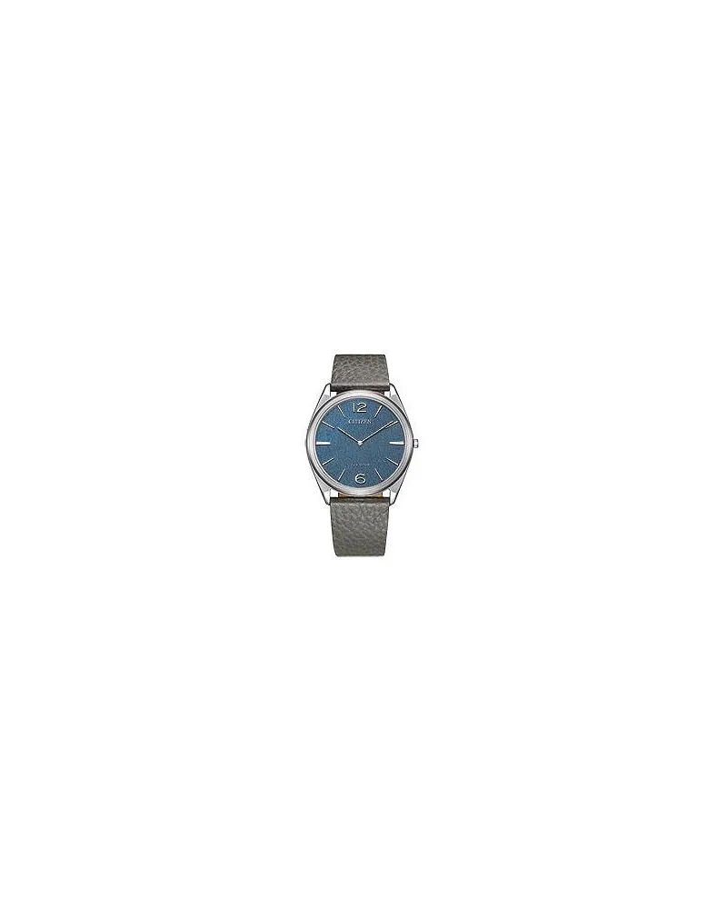 Citizen Herrenuhr Leder Silber