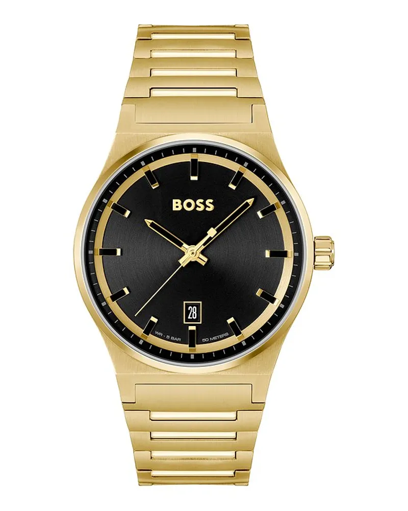 HUGO BOSS Herrenuhr Gold
