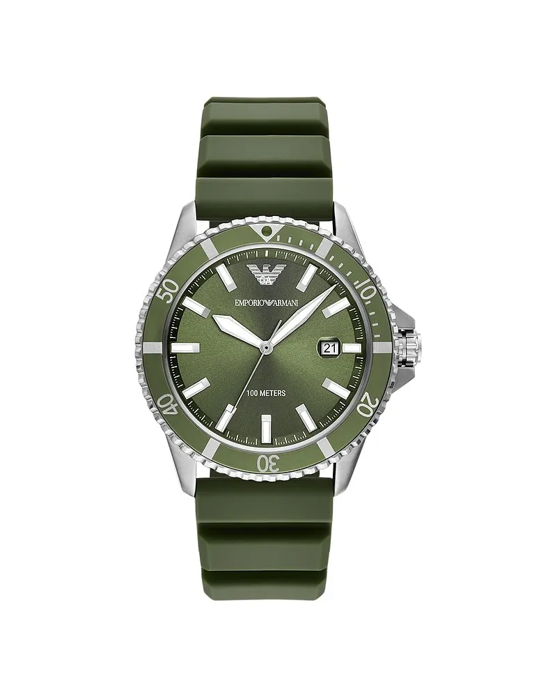 Emporio Armani Herrenuhr Silber