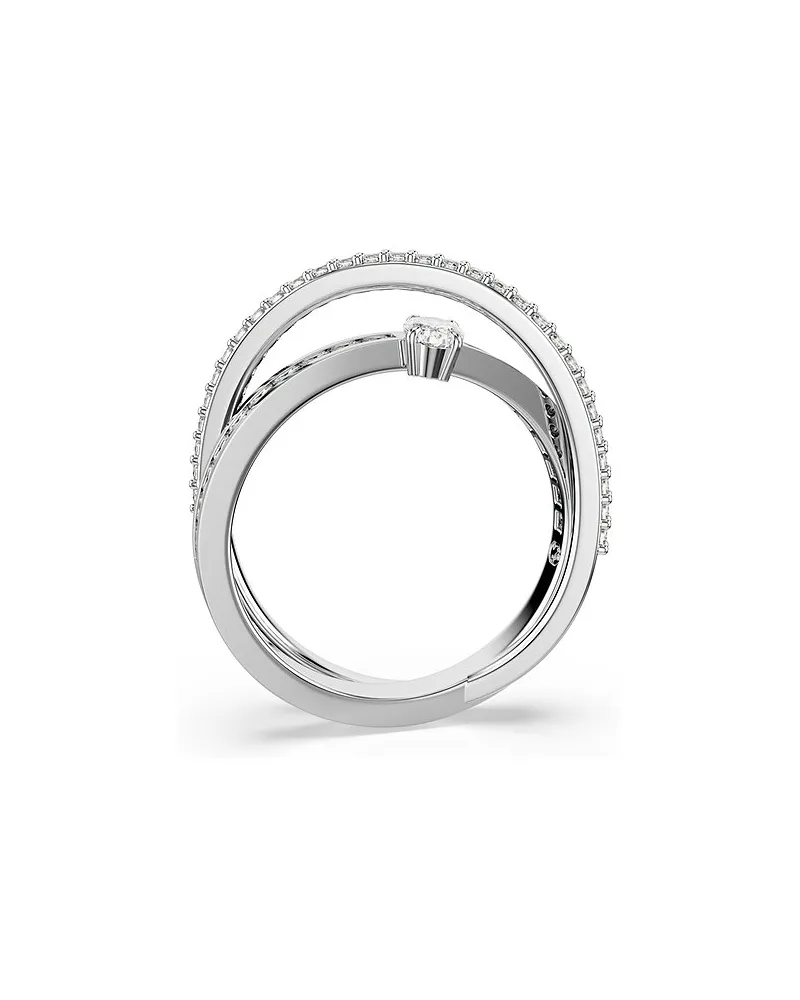Swarovski Damenring Hyperbola Weiß