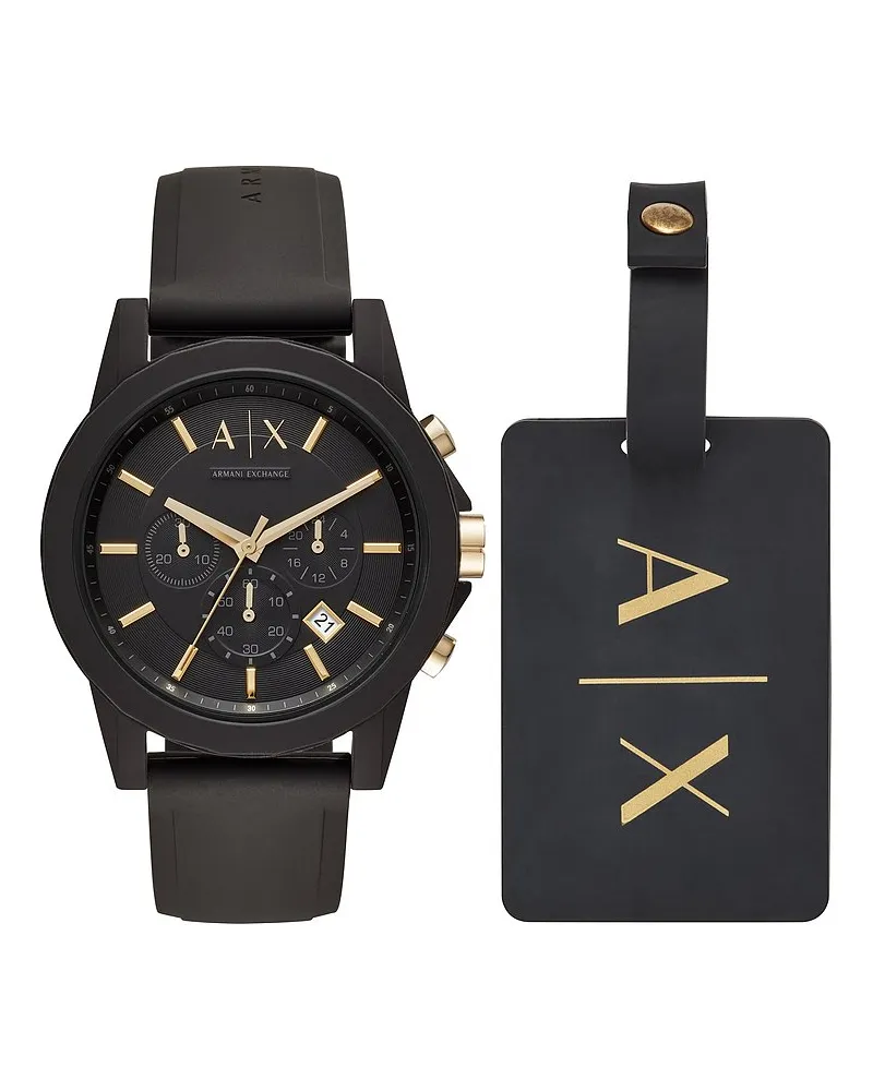 Armani Exchange Chronograph Schwarz