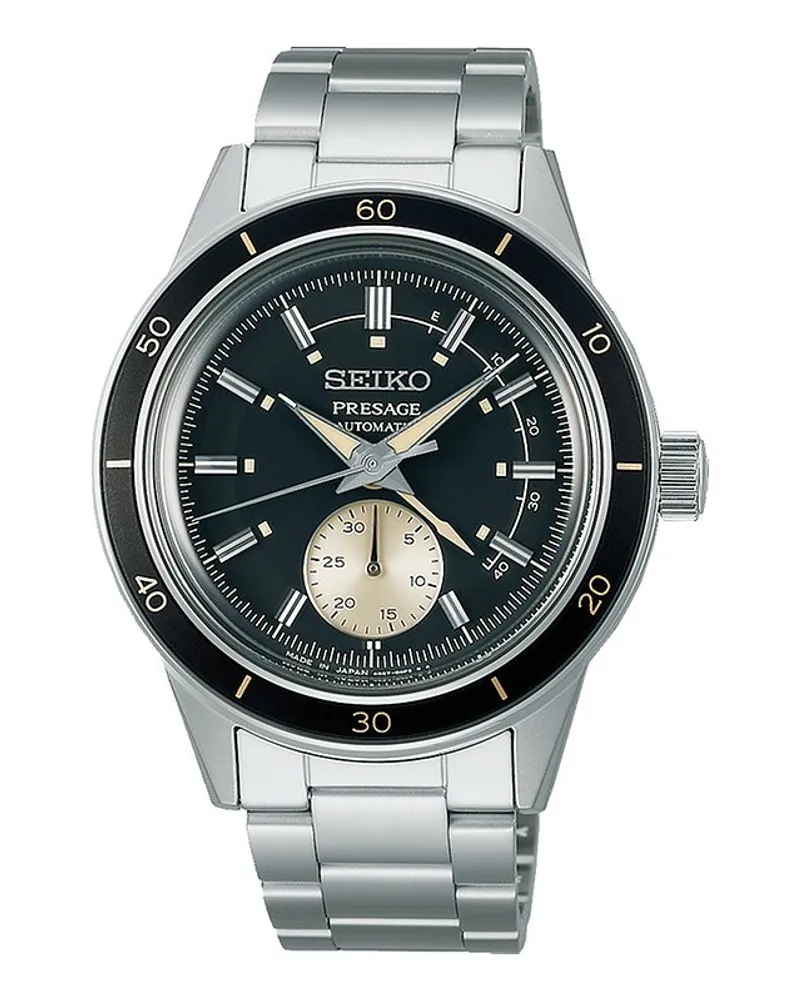 Seiko Herrenuhr Style 60's Silber
