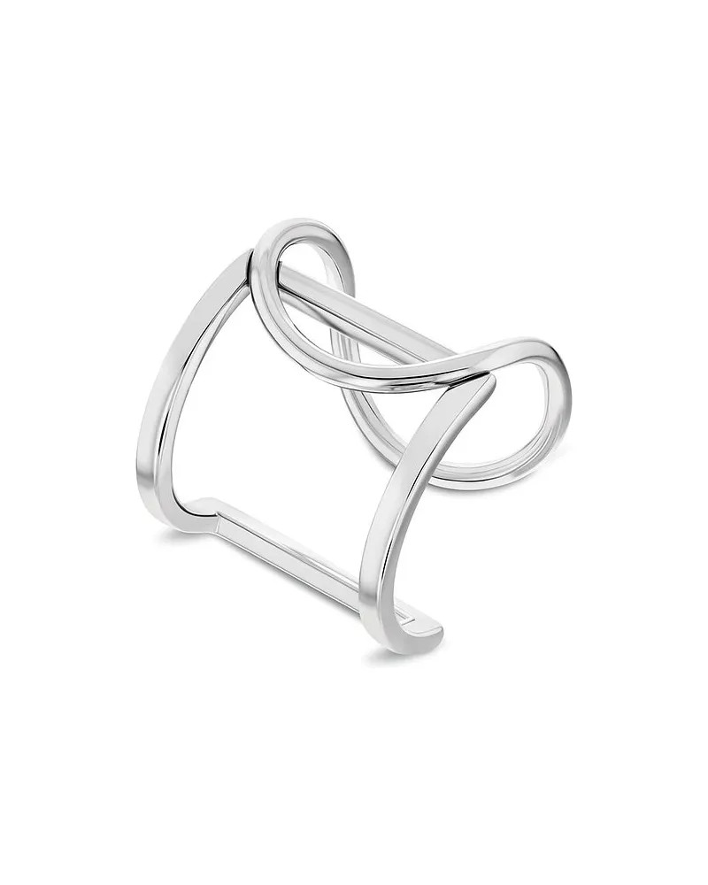 Calvin Klein Damenring CONTOURED GEOMETRY Silber