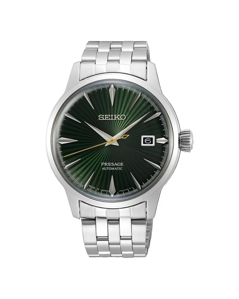 Seiko Herrenuhr Basic Line Silber