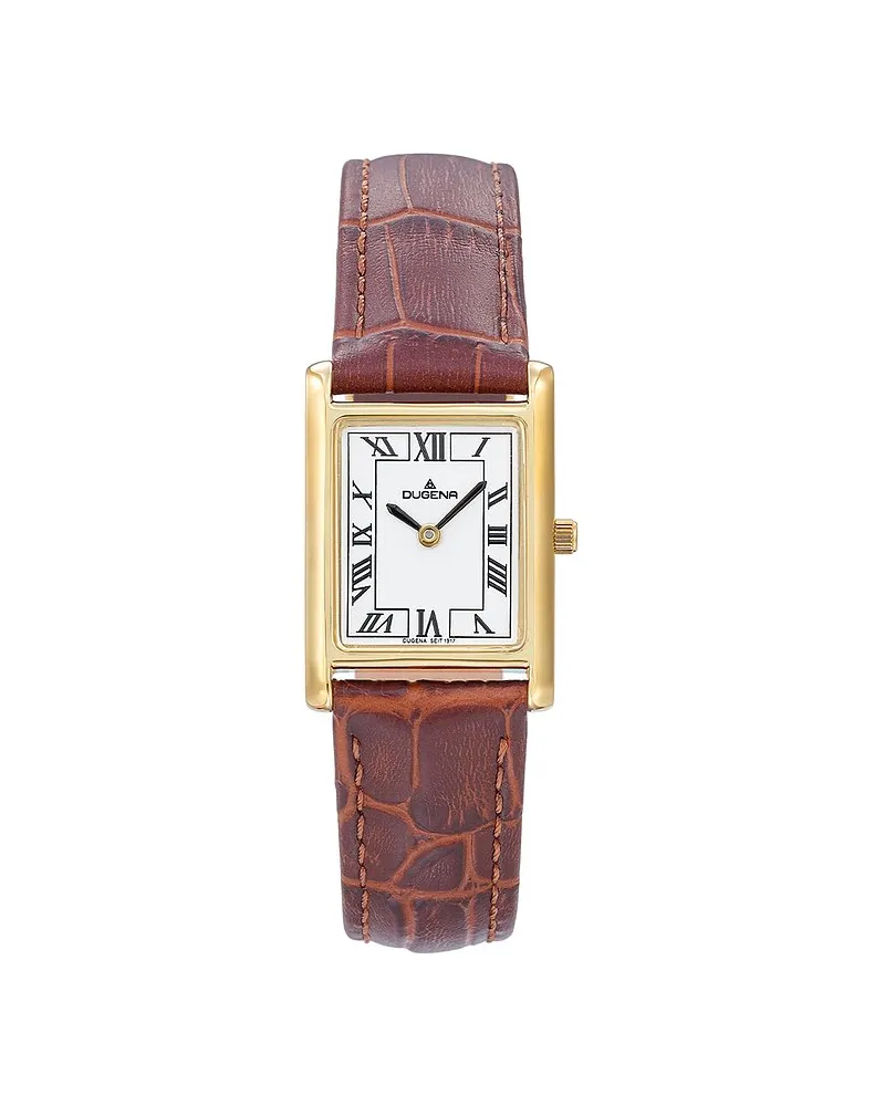 Dugena Damenuhr Quadra Classica Gold
