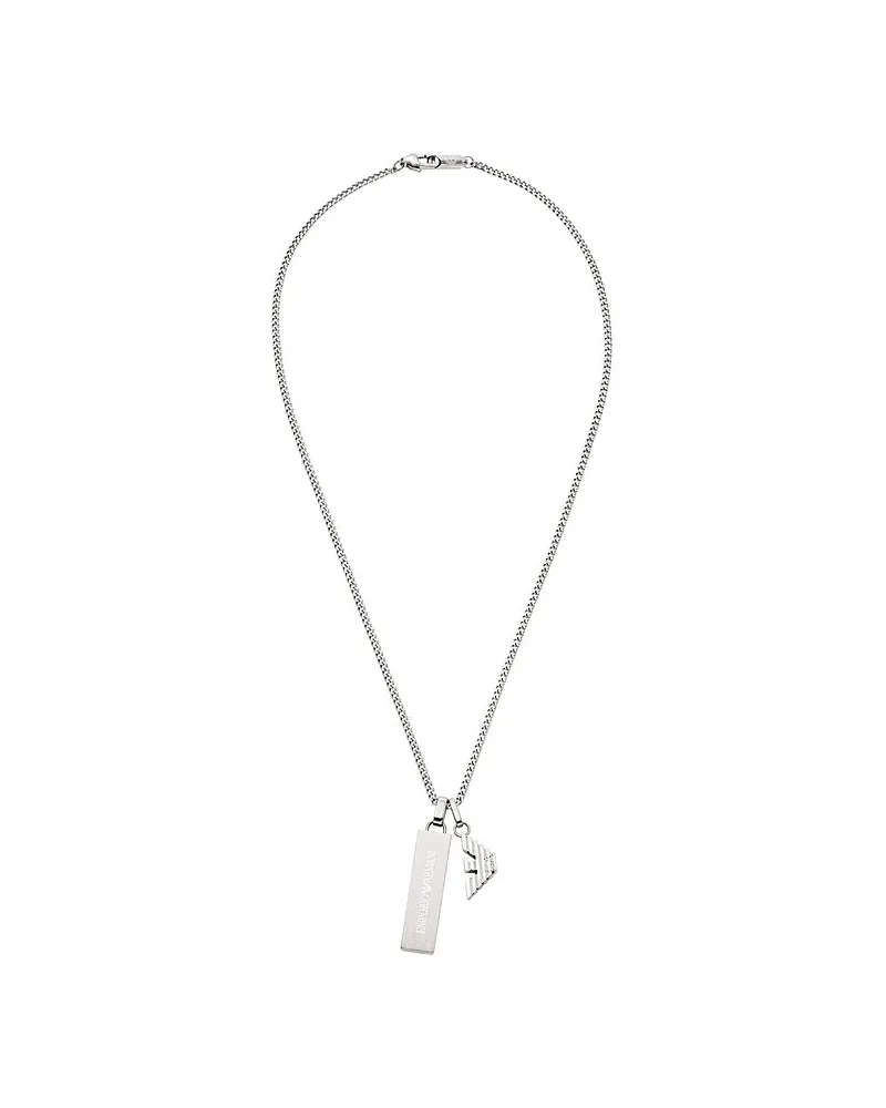 Emporio Armani Kette EAGLE LOGO Silber