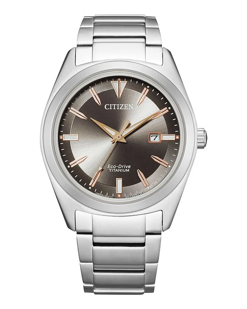 Citizen Herrenuhr Eco Drive Silber