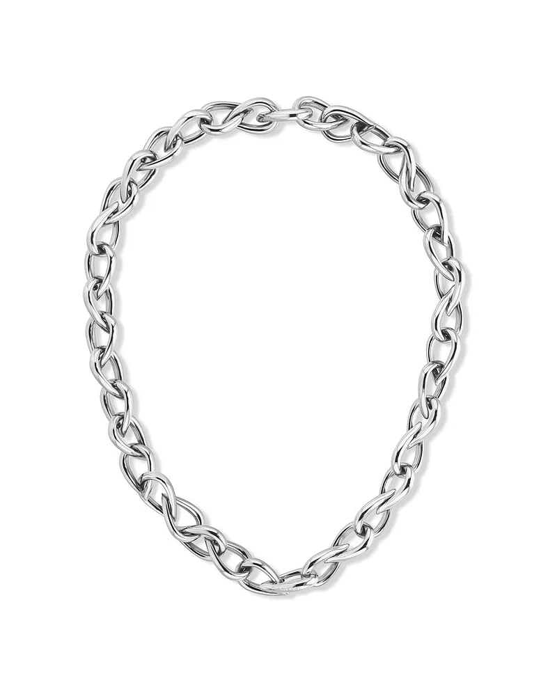 Calvin Klein Kette SCULPTURED DROPS Silber