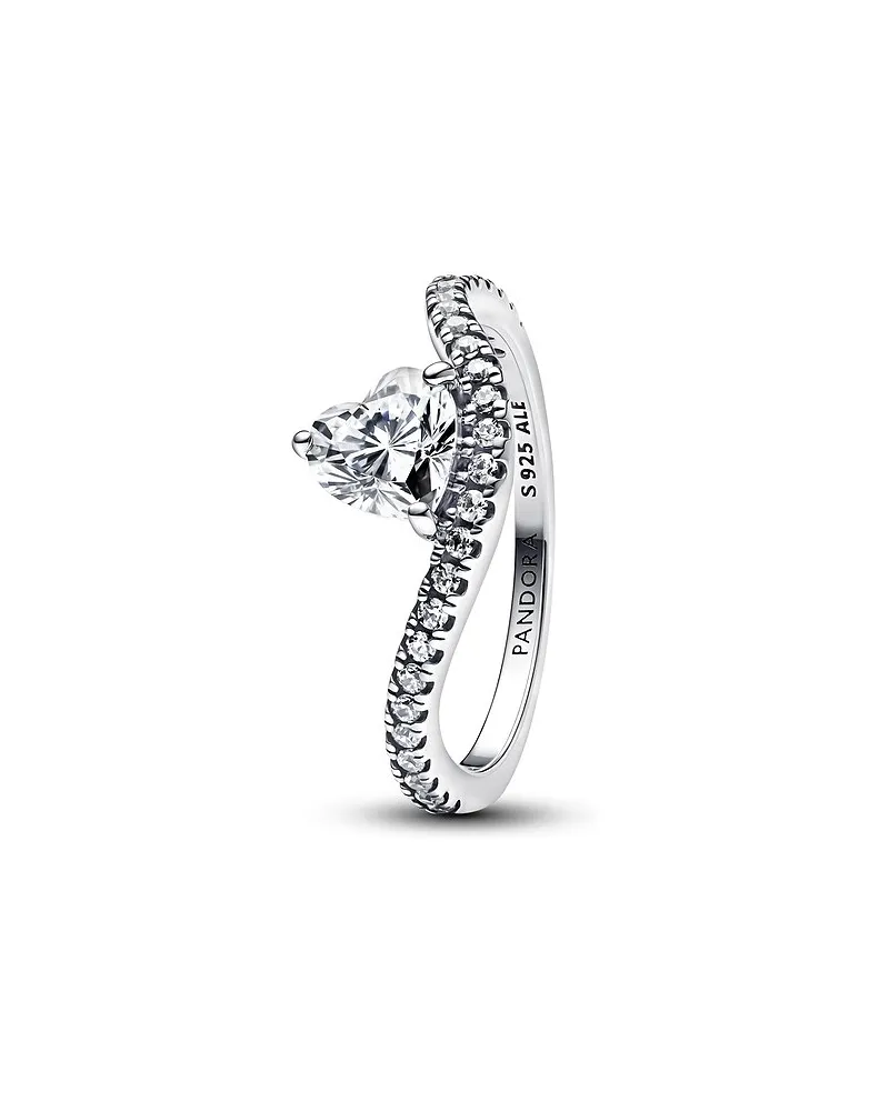Pandora Damenring Wish and Wave Silber