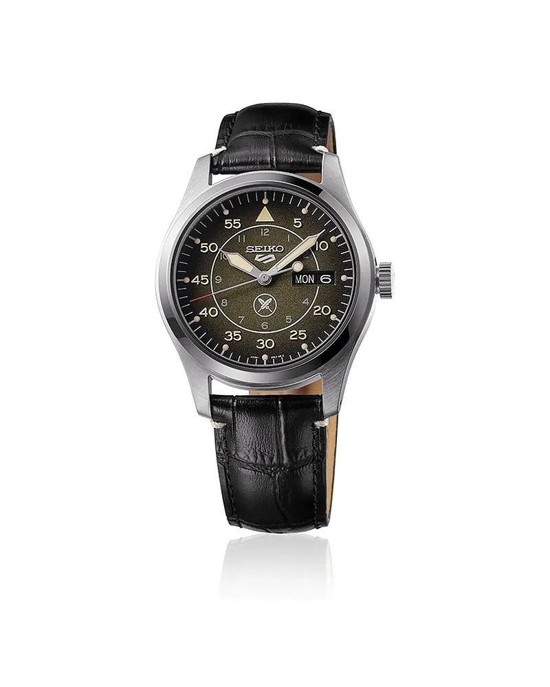 Seiko Herrenuhr Field Series Silber