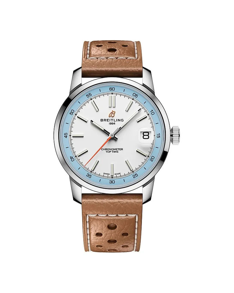 Breitling Unisexuhr Top Time Silber