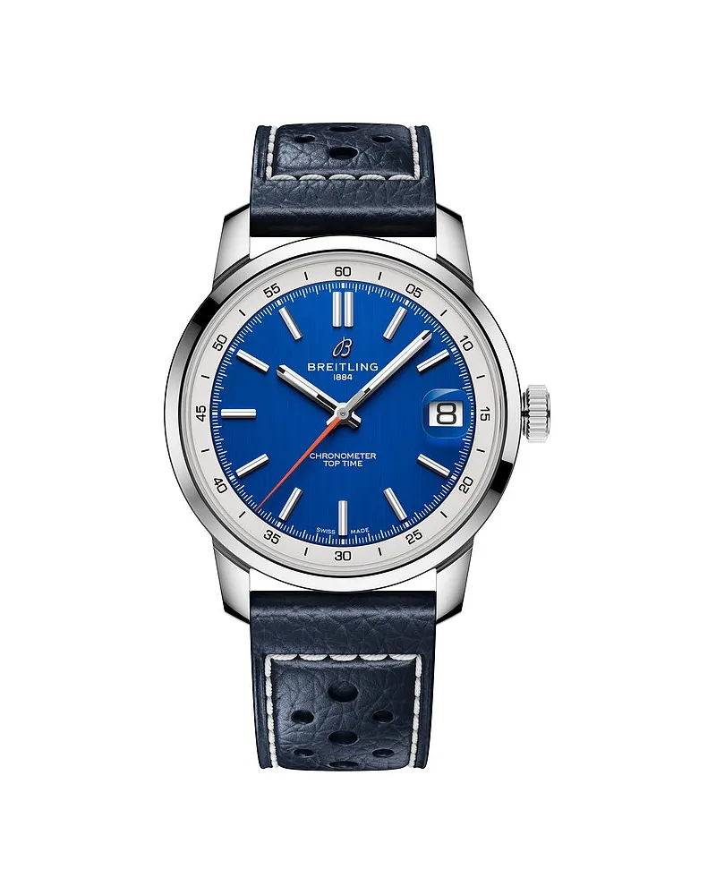 Breitling Unisexuhr Top Time Silber