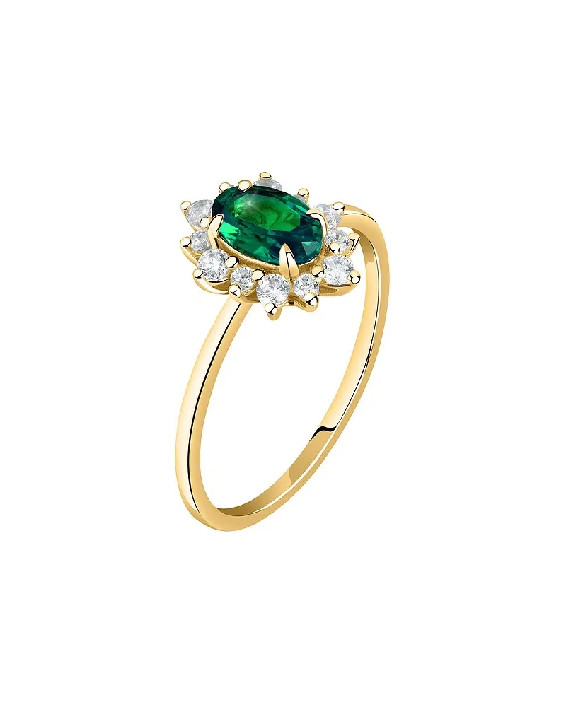 Live Diamond Damenring Gelbgold