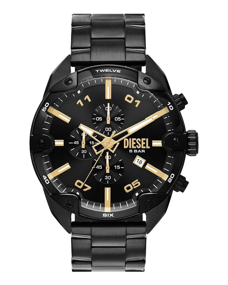 Diesel Chronograph SPIKED Schwarz