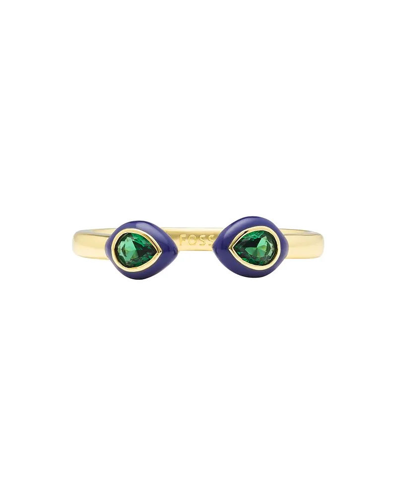 Fossil Damenring JEWELRY Blau