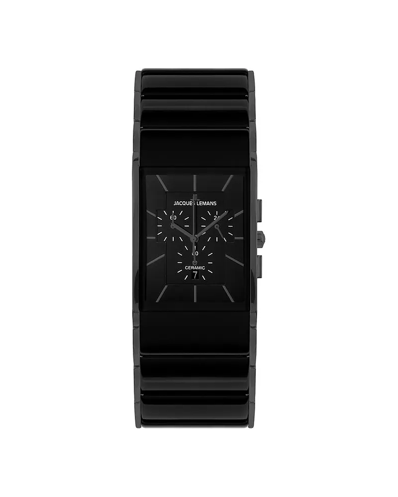 Jacques Lemans Chronograph Classic Schwarz