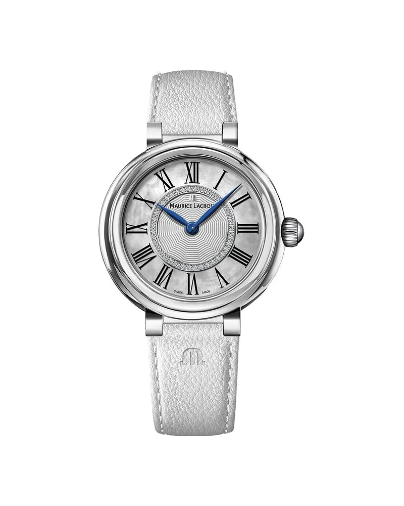 Maurice Lacroix Damenuhr Fiaba Round Silber
