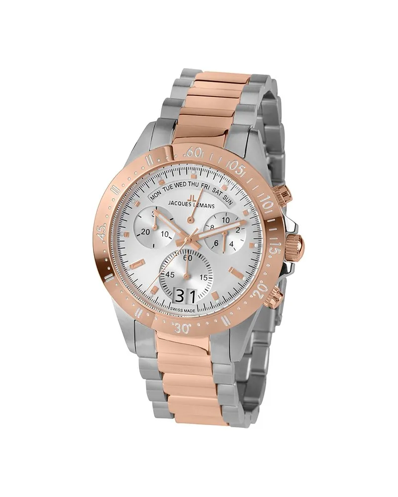Jacques Lemans Herrenuhr Sport Bicolor
