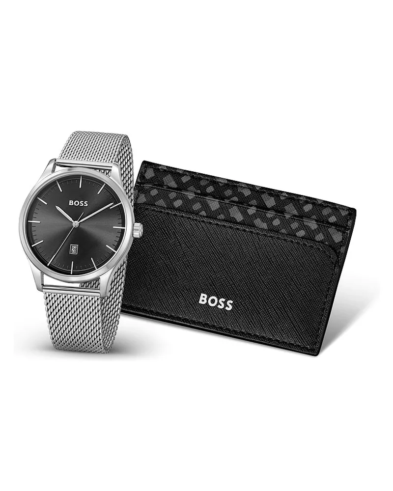 HUGO BOSS Uhren-Set Silber