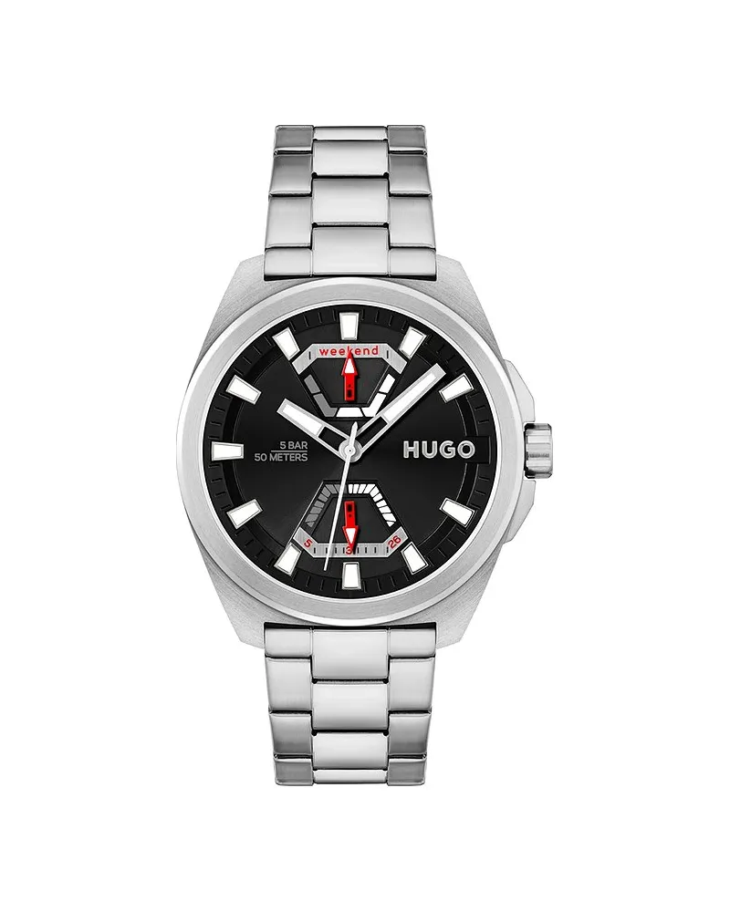 HUGO BOSS Herrenuhr Silber