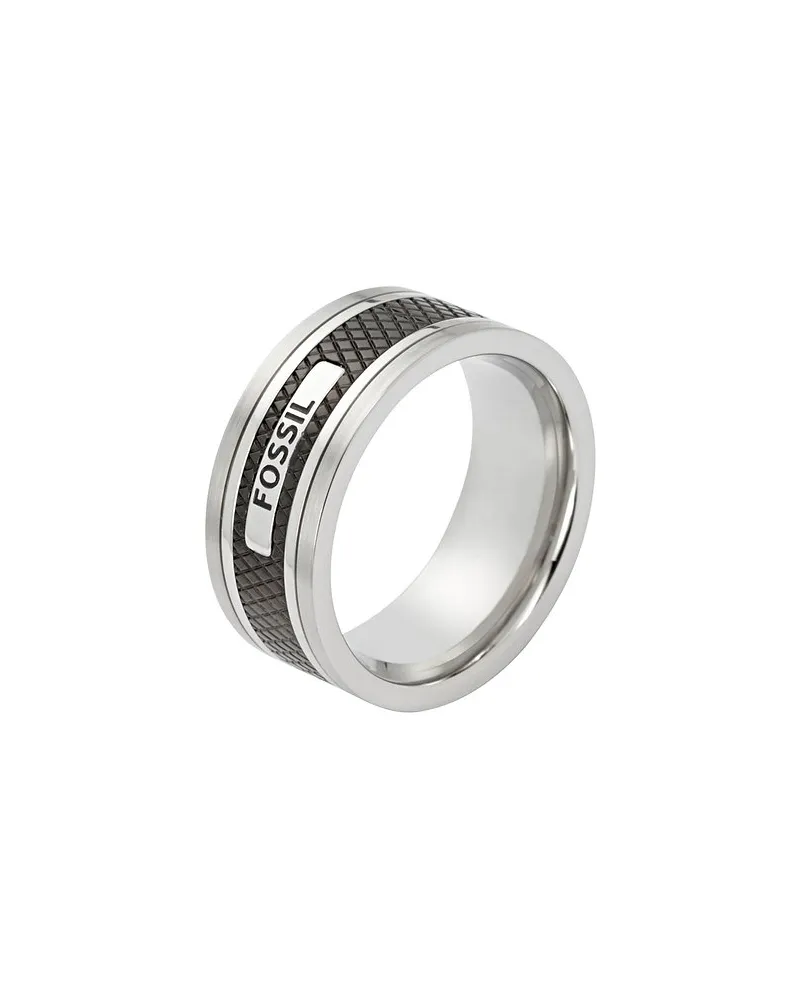 Fossil Herrenring Silber