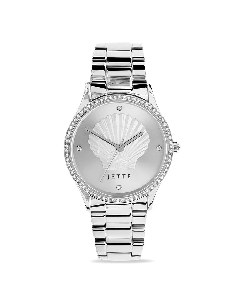 JETTE Damenuhr Silber