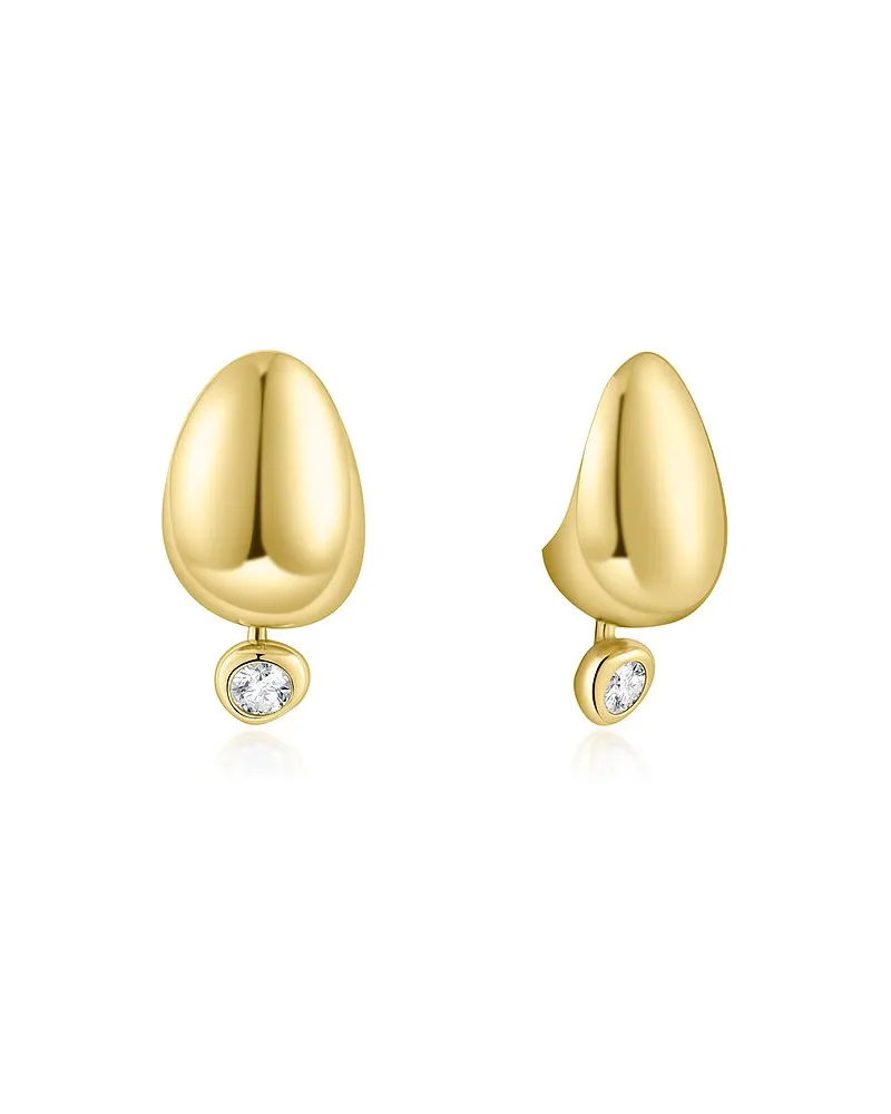 ANIA HAIE Ohrstecker 76 - Wanderer Gelbgold