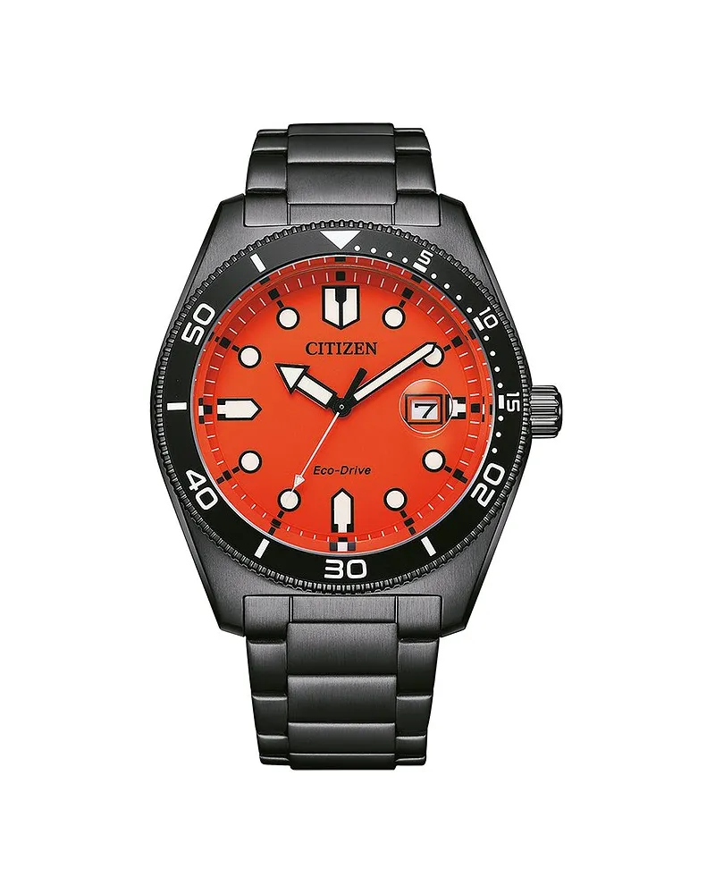Citizen Herrenuhr Sport Eco Drive Schwarz