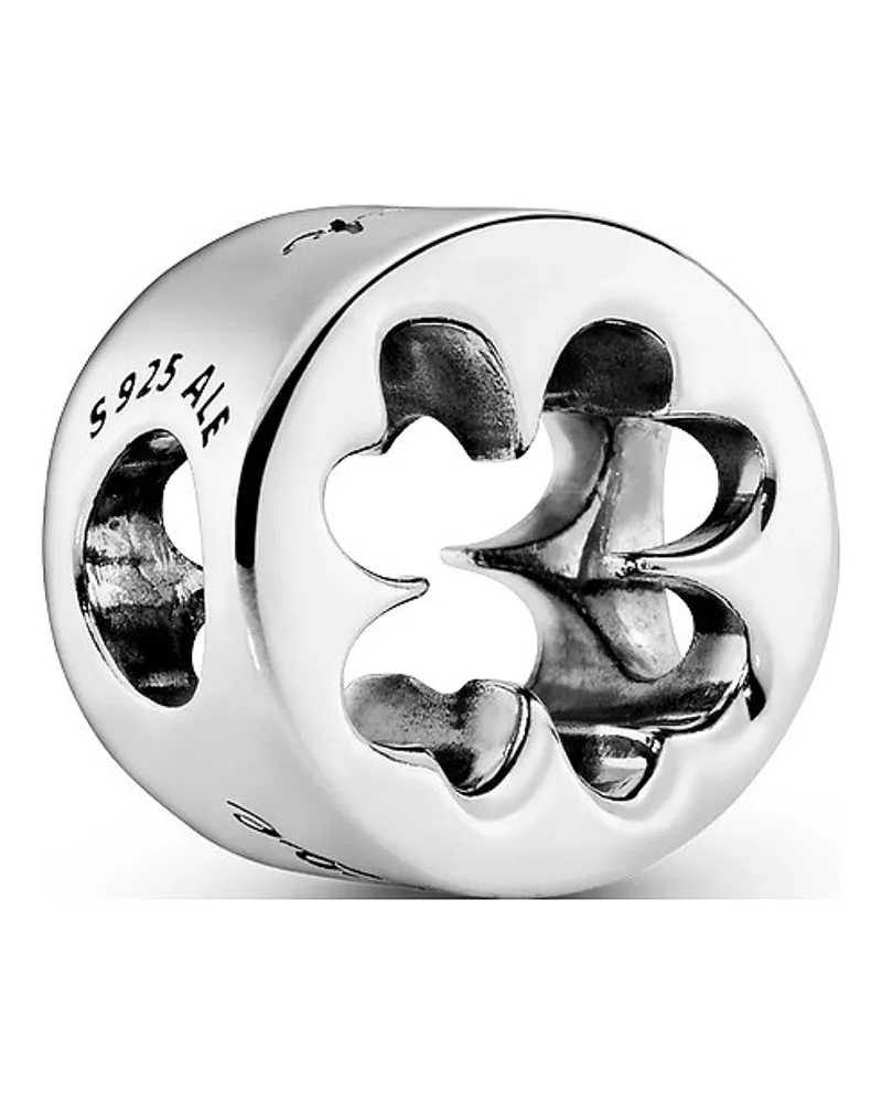 Pandora Charm Moments Glück und Mut Vierblättriges Kleeblatt Silber