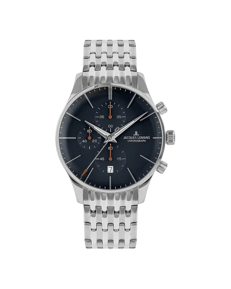 Jacques Lemans Chronograph London Silber