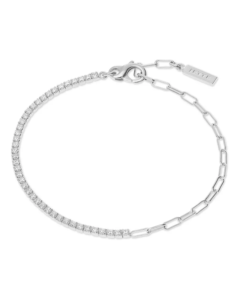 JETTE Armband CHUNKY Silber